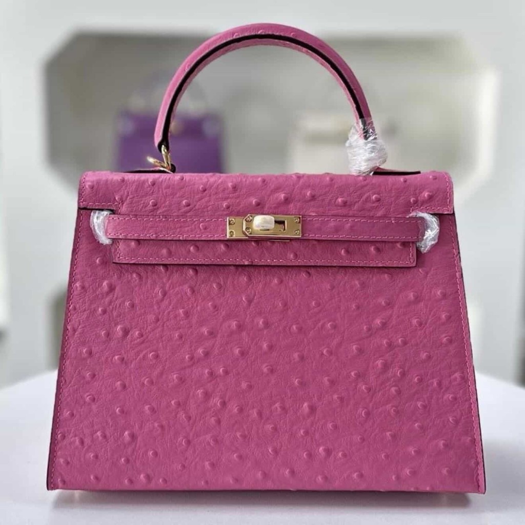 Geanta din piele de struț